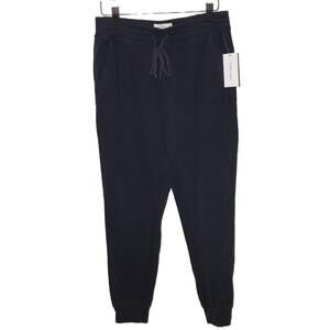 Womens Abercrombie & Fitch Navy Blue Cotton Flannel Sweatpants Joggers Size XS